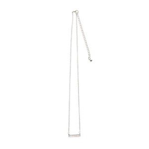 THE2BANDITS Athens Silver Bar Necklace